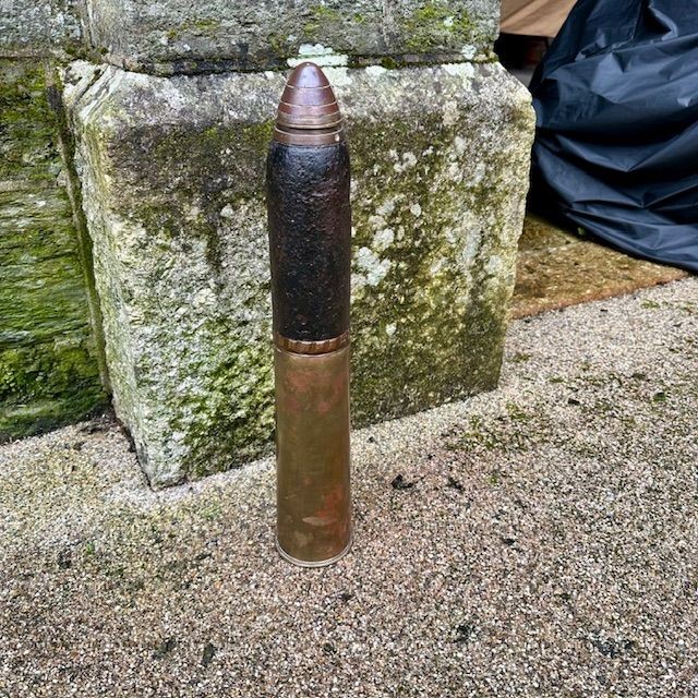 ***NOW SOLD***WW1 Inert British Complete Shell with Type 80 Timed Fuse.