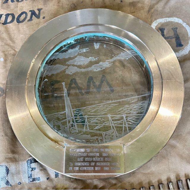 ***New In***Presentation Porthole from HMS Brecon.