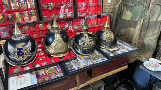 ***New In***Superb Selection of Original Pickelhaube Helmets.