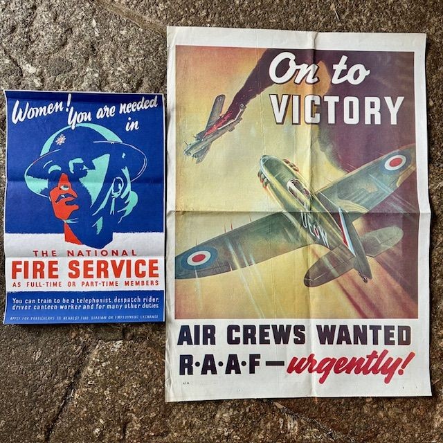 ***New In***Over 30 WW2 Themed Posters Ready for FramIng and Display.