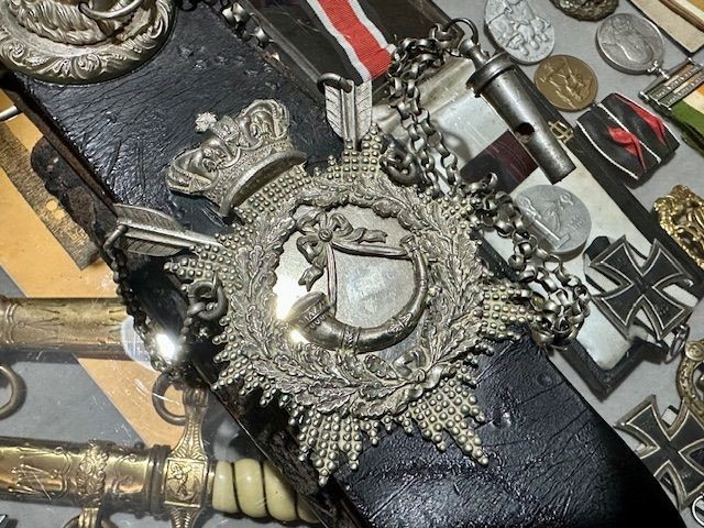 ***New In***Victorian 2nd Boer War (1899-1902) Solid Silver Mounted King's Shropshire Light Infantry Officers Cross Belt and Pouch.